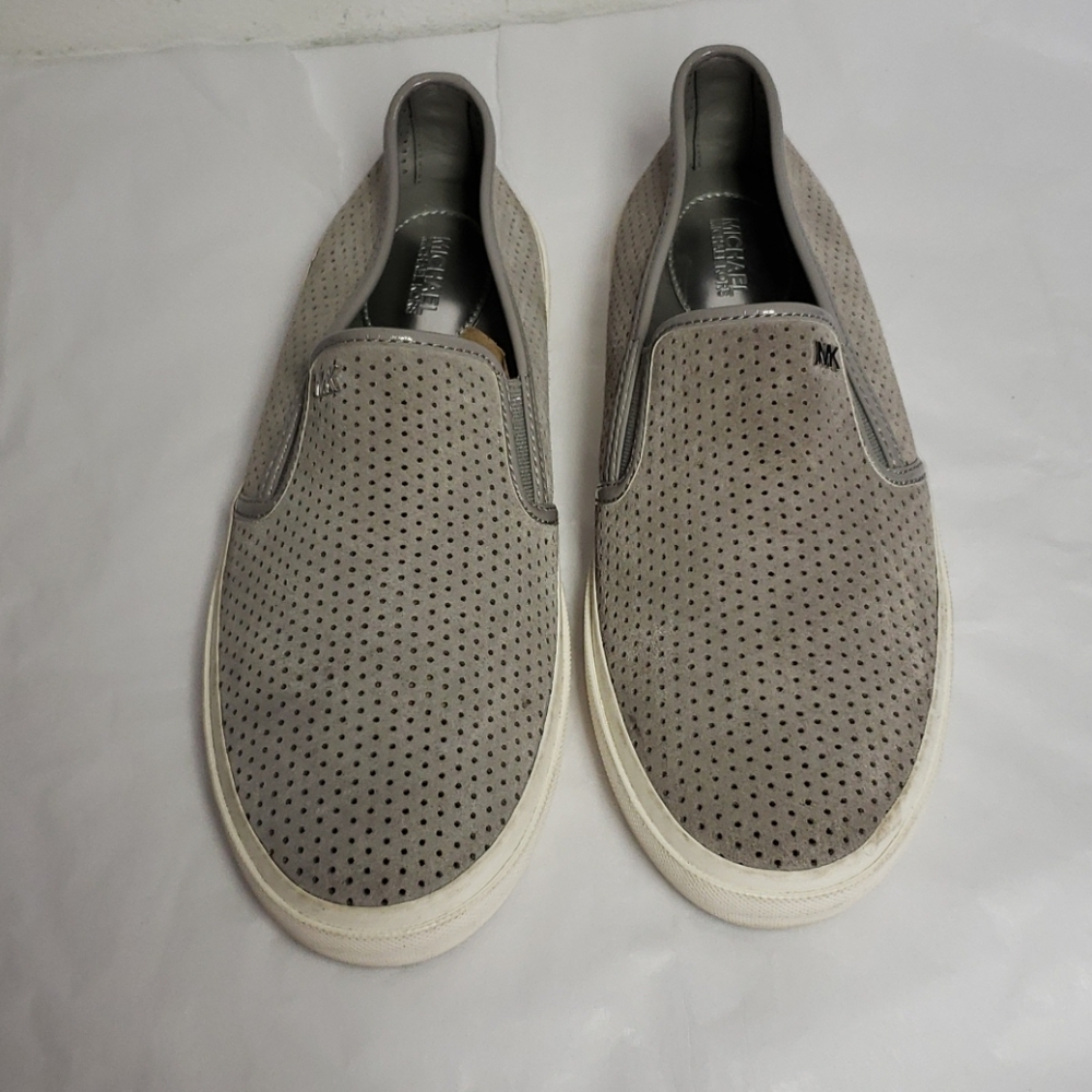 Michael Kors grey slip on  tennis shoes size 8M